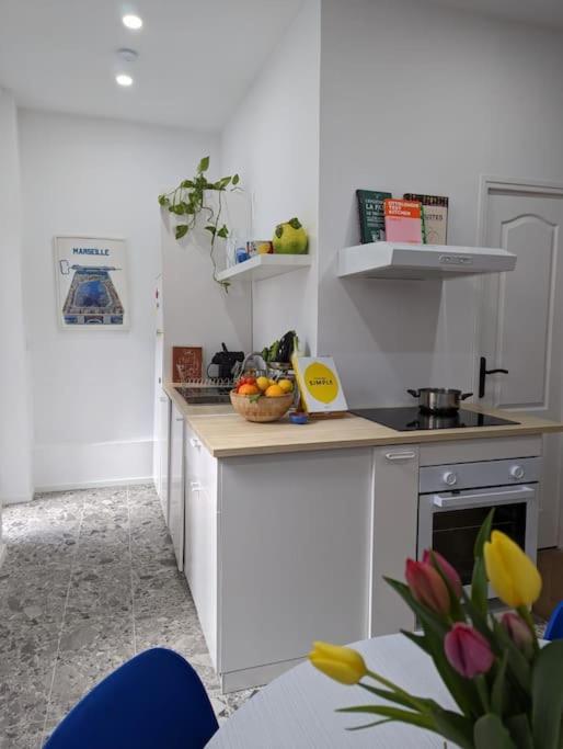 Appartamento T2 Cosy Avec Terrasse Et Parking Marsiglia Esterno foto